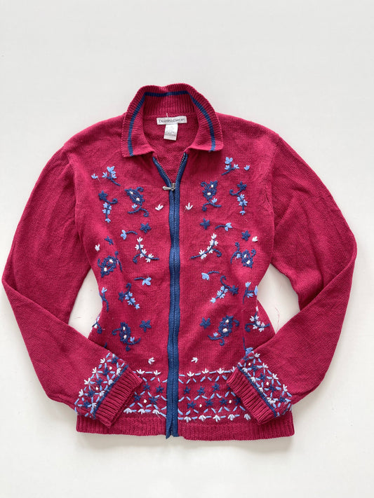 Draper'S & Damon'S Embroidered zipper-Bust 42
