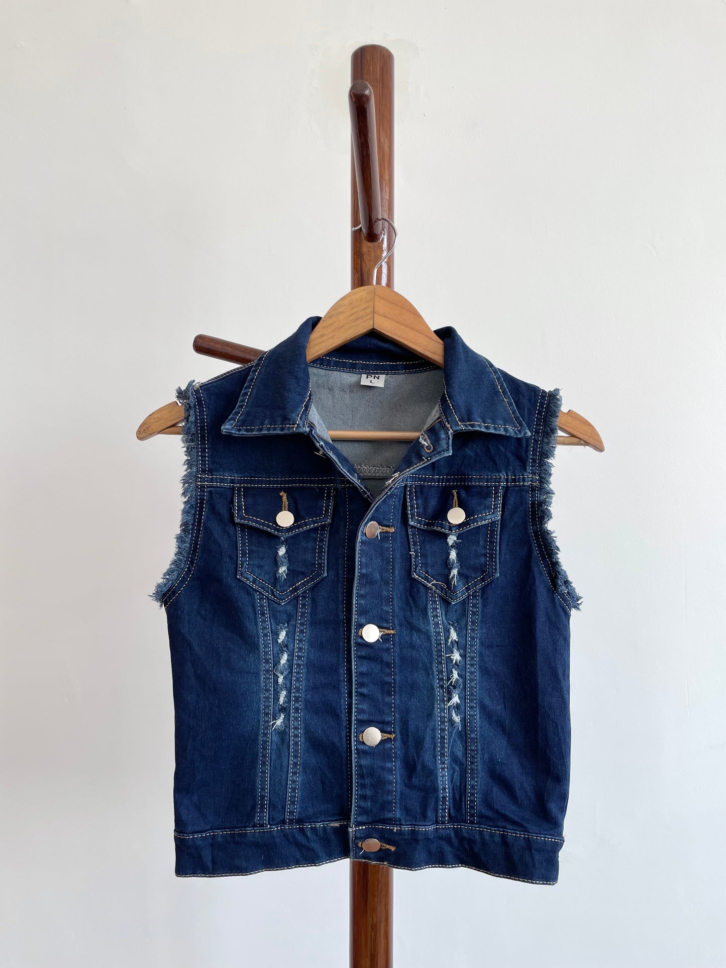 Denim Vest-Chest 32