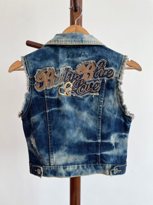 Denim Vest-Chest 32