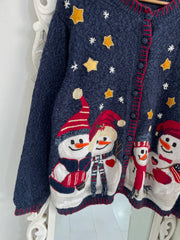 Carolina Embroidered Christmas Sweater-Bust 48