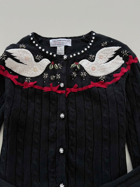Tiara International Embroidered Sweater-Bust 38