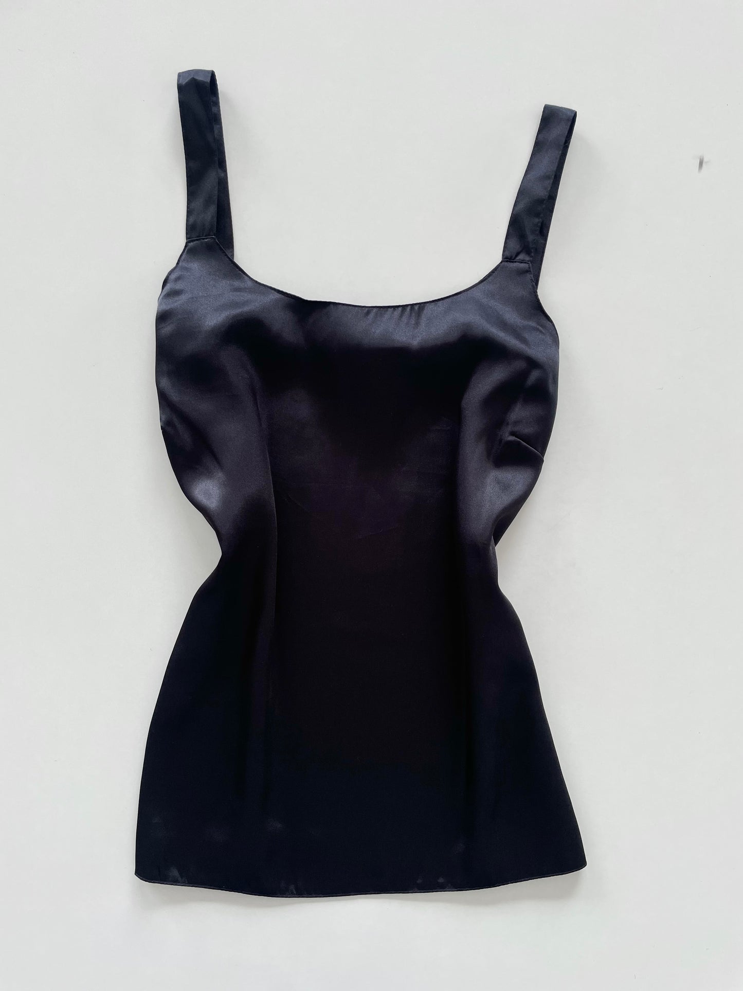 Satin Black Top-Bust 38