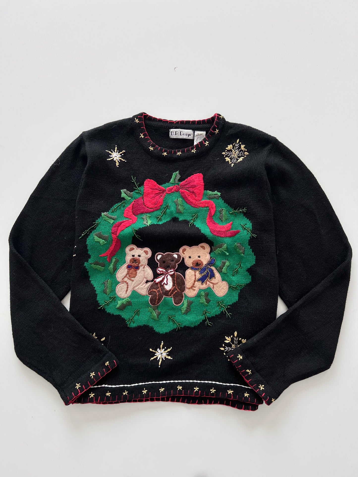 BPDesign Hand Embroidered Christmas Sweater-Bust 48