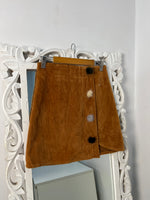 Load image into Gallery viewer, Suede Skirt-Waist 24
