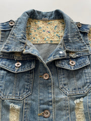 Vintage Denim Top-Bust 30