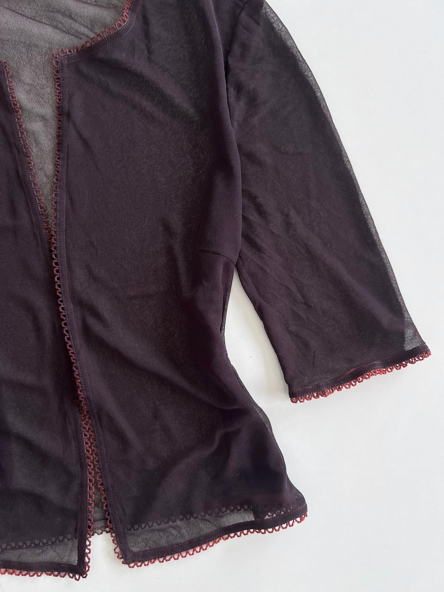 Sheer Vintage Shrug-Bust 34