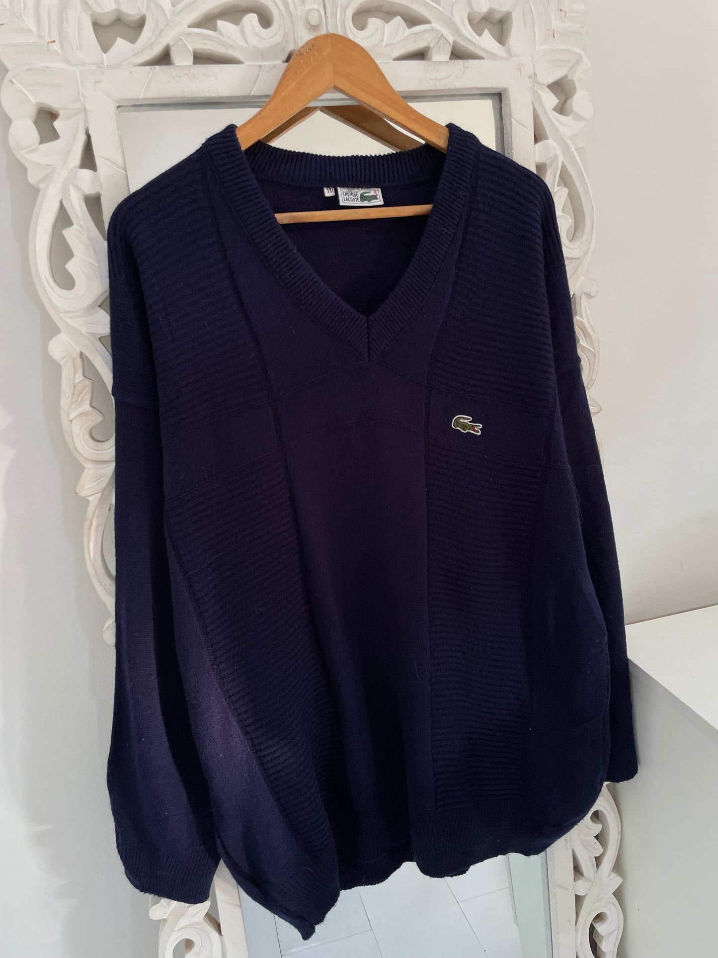 Lacoste Vintage Blue Sweater-Bust 48