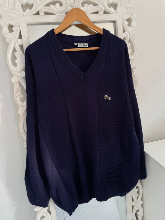 Lacoste Vintage Blue Sweater-Bust 48
