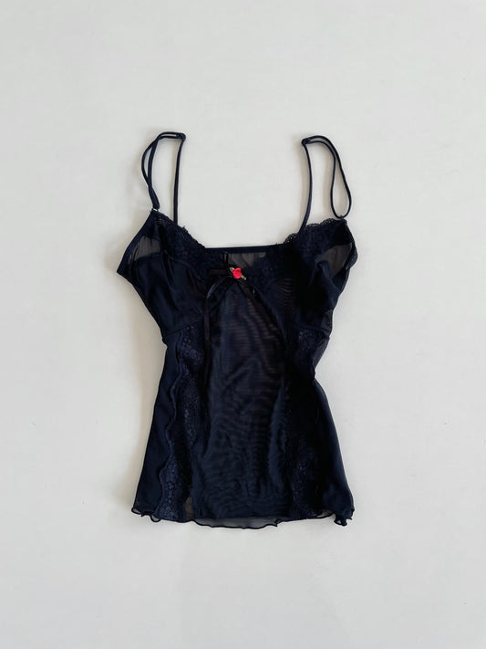 Lacy Sheer Top-Bust 30 to 32