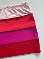 Load image into Gallery viewer, RUE21 PINK &amp; RED SHADES SKIRT - WAIST 28 TO 30
