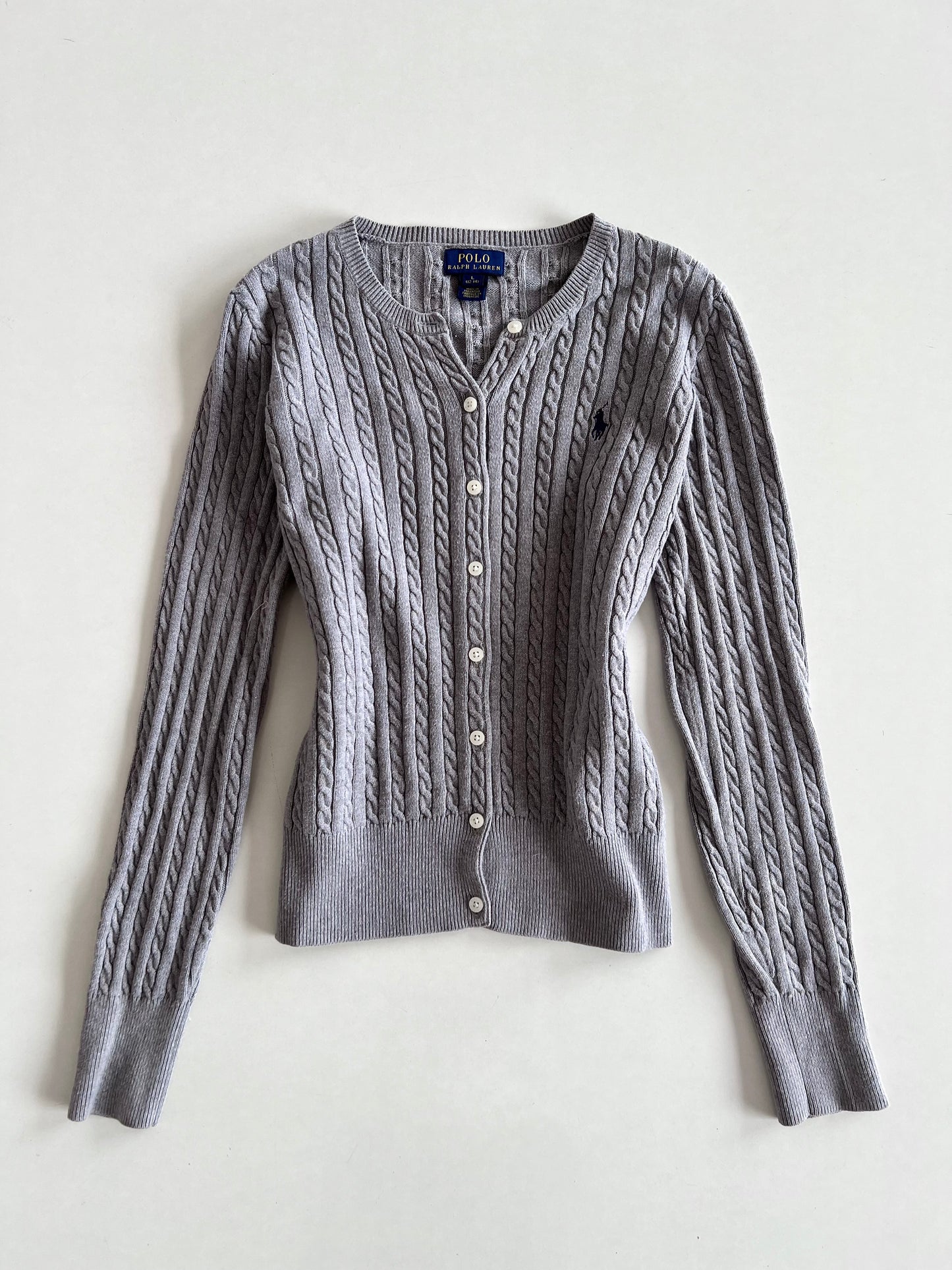 Ralph Lauren 100%Cotton Vintage Cardigan-Bust 38