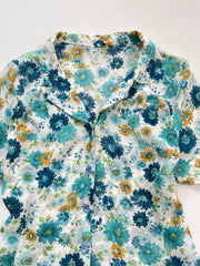 Sheer Floral Shirt-Bust 38