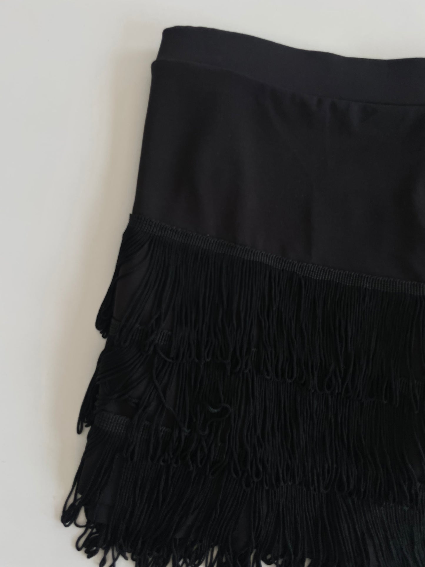 Fringe Mini Skirt-Waist 32 to 34