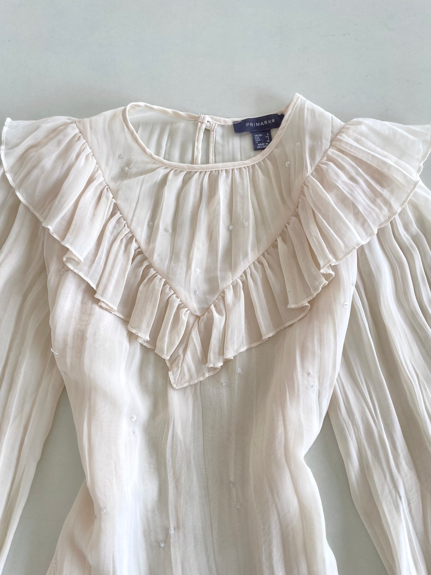 Primark Ruffle Sheer Top-Bust 48