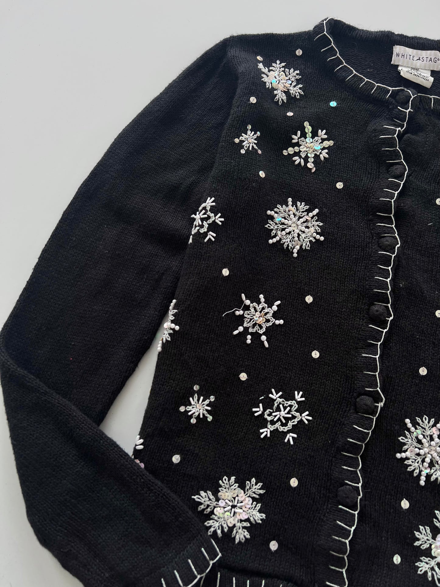 White Stag Embroidered Sweater-Bust 38