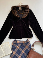 Clio Chenille Blazer-Bust 40