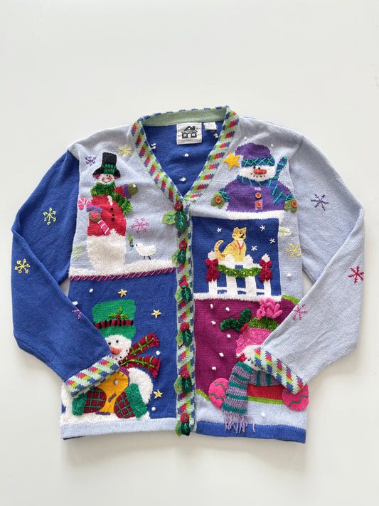 Storybook Knits Christmas Hand Embroidered Sweater-Bust 48