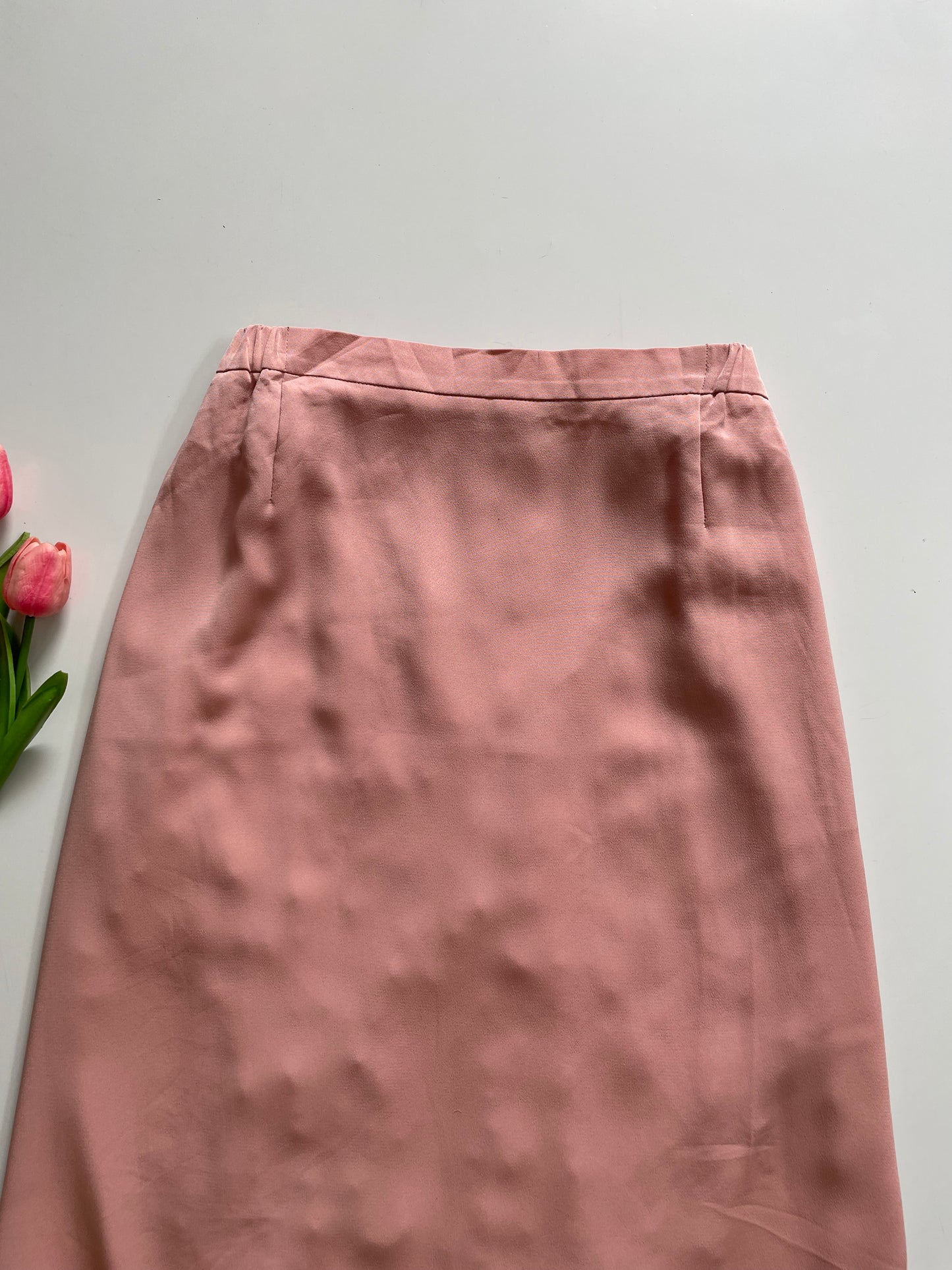 FLAMINGO PINK SOFT SKIRT - WAIST 38