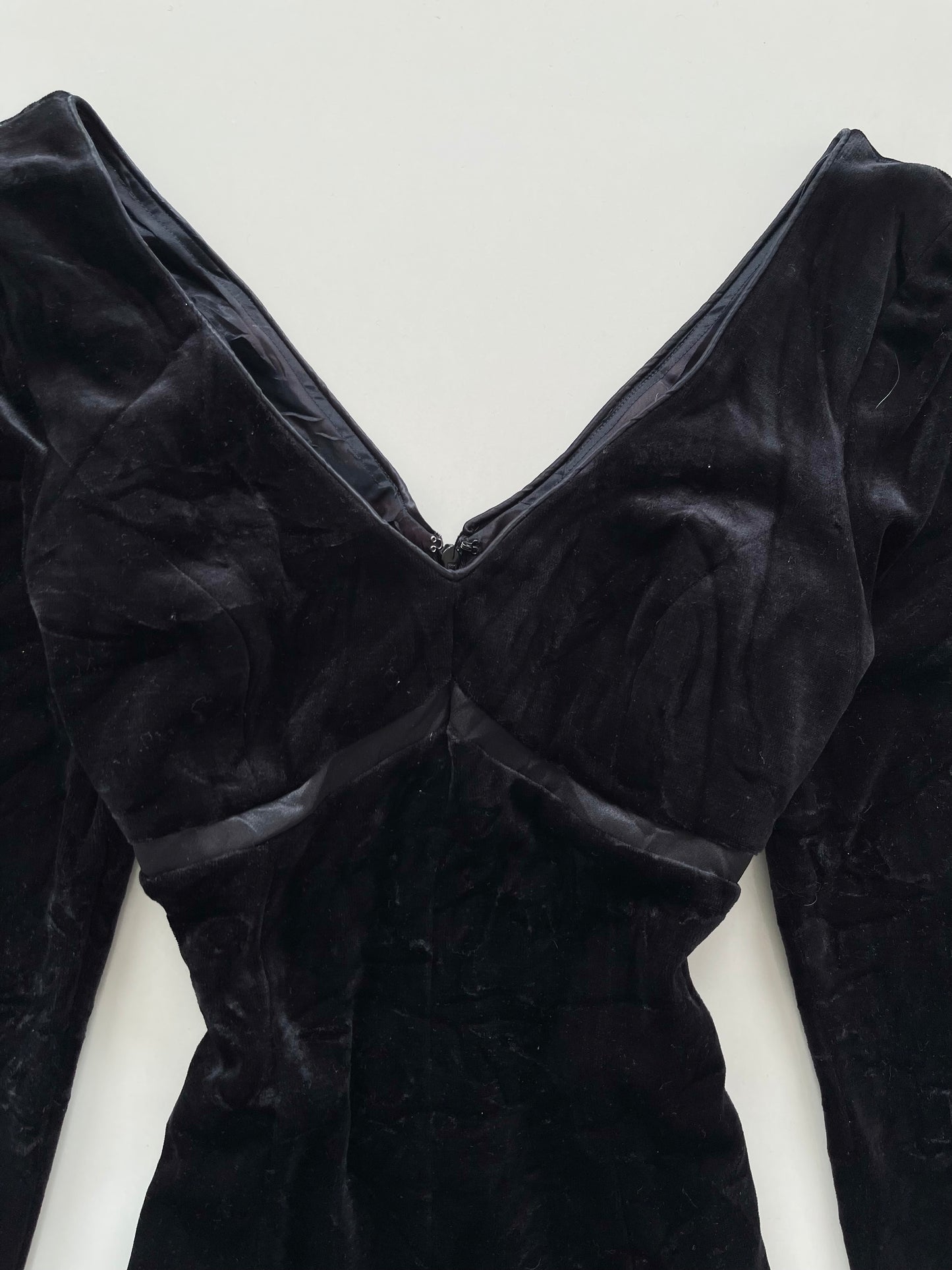 Frank Usher Velvet Vintage Dress-Bust 34