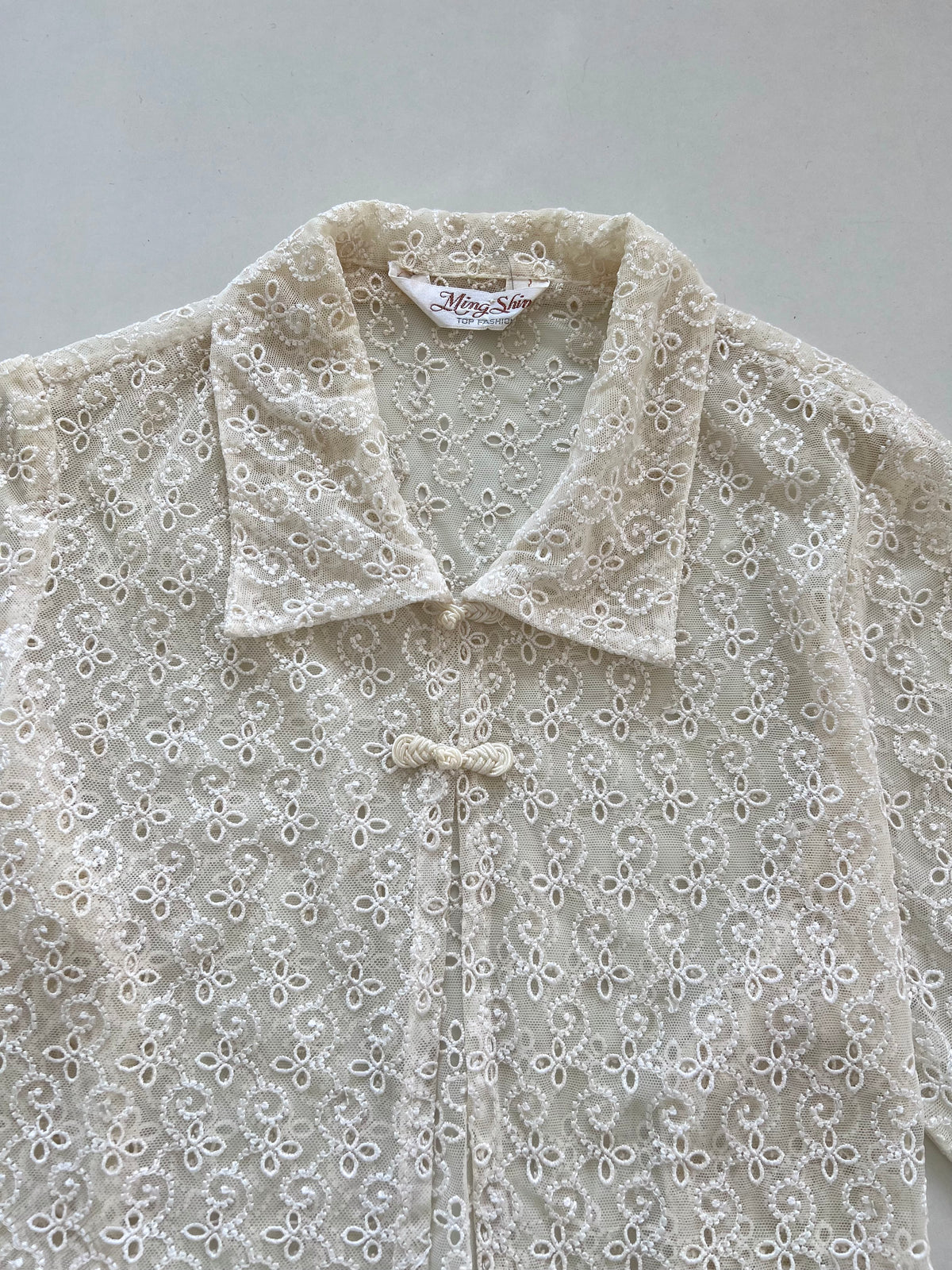Sheer Lace Top-Bust 38