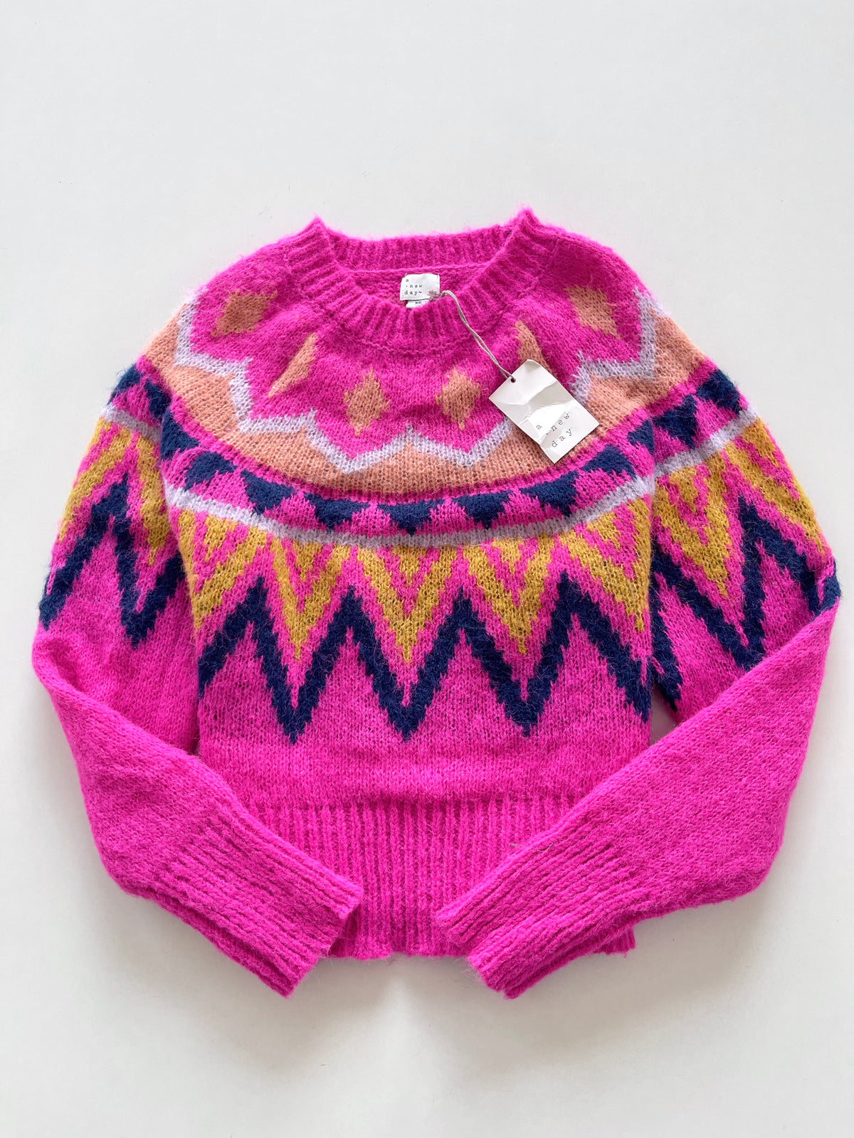 A New Day New Tagged Chunky Pinterest Sweater-Bust 40