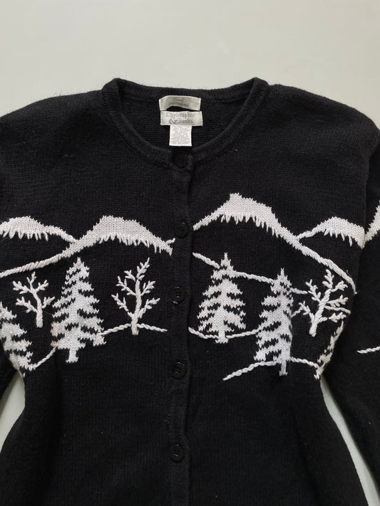 Christopher & Banks Hand Embroidered Christmas Sweater - Bust 40
