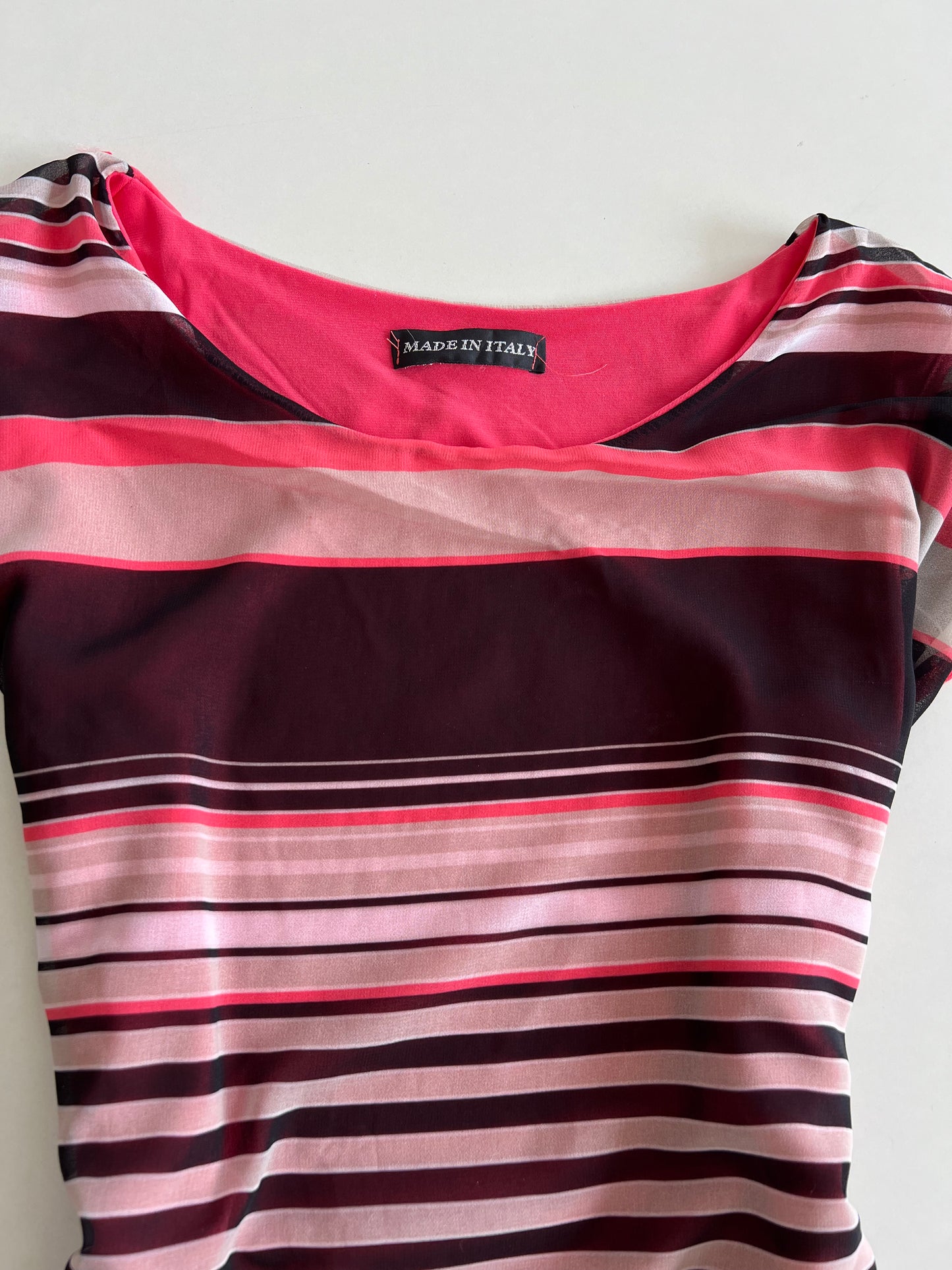 Italian Striped Top-Bust 38 to 40