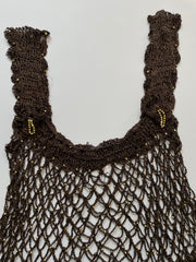 Rhinestone Crochet Top-Bust 26 to 30