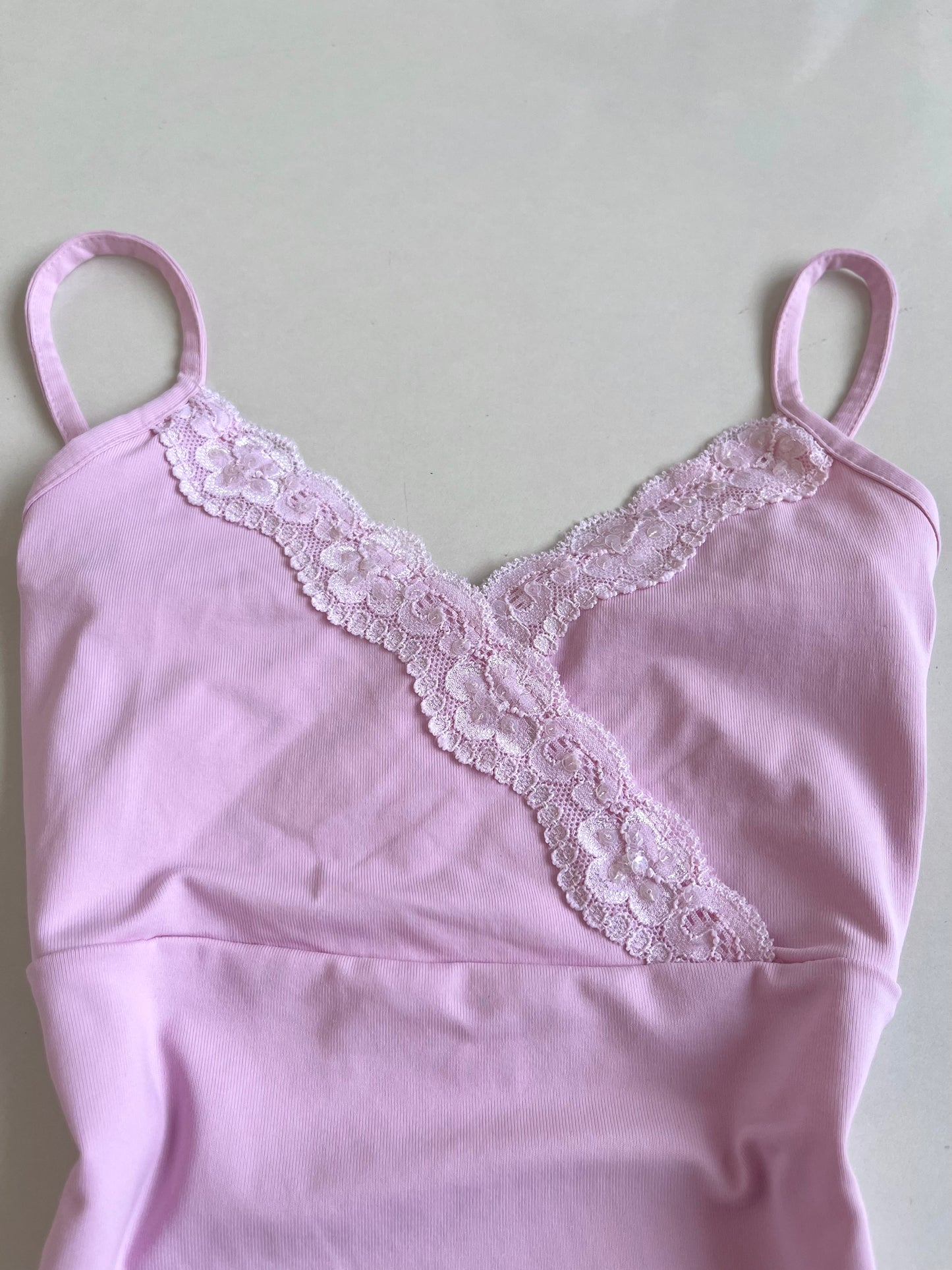 Pink Lace Top-Bust 26 to 28