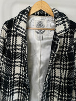 Load image into Gallery viewer, BB Dakota Checkered Tweed Blazer - Bust 36
