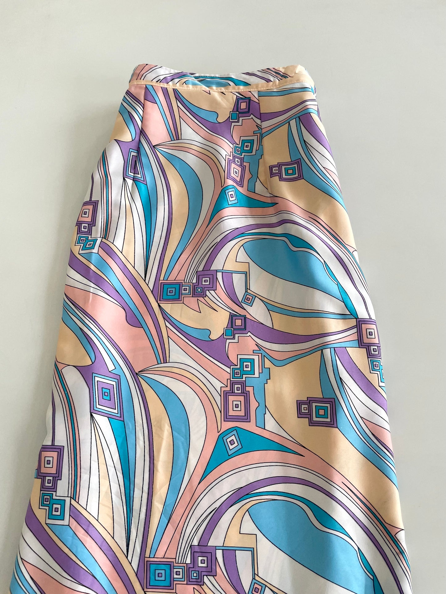 Vintage Pastel Skirt - Waist 24 to 26