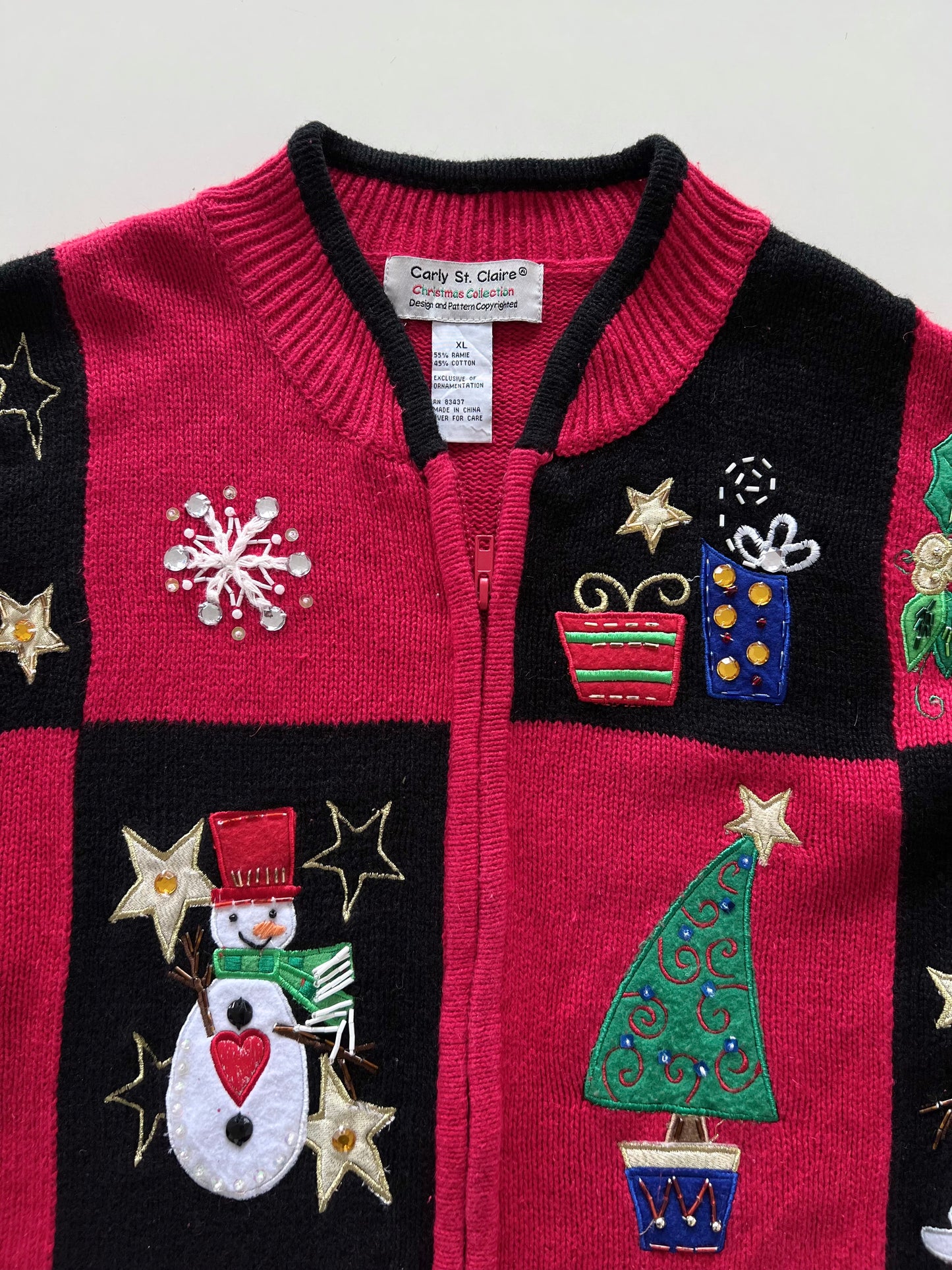 Carly St. Clair Christmas Sweater-Bust 48