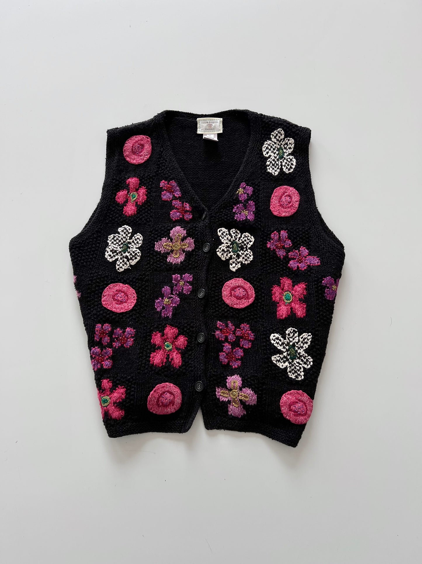 Susan Bristol Casuals Embroidered Sweater-Bust 46
