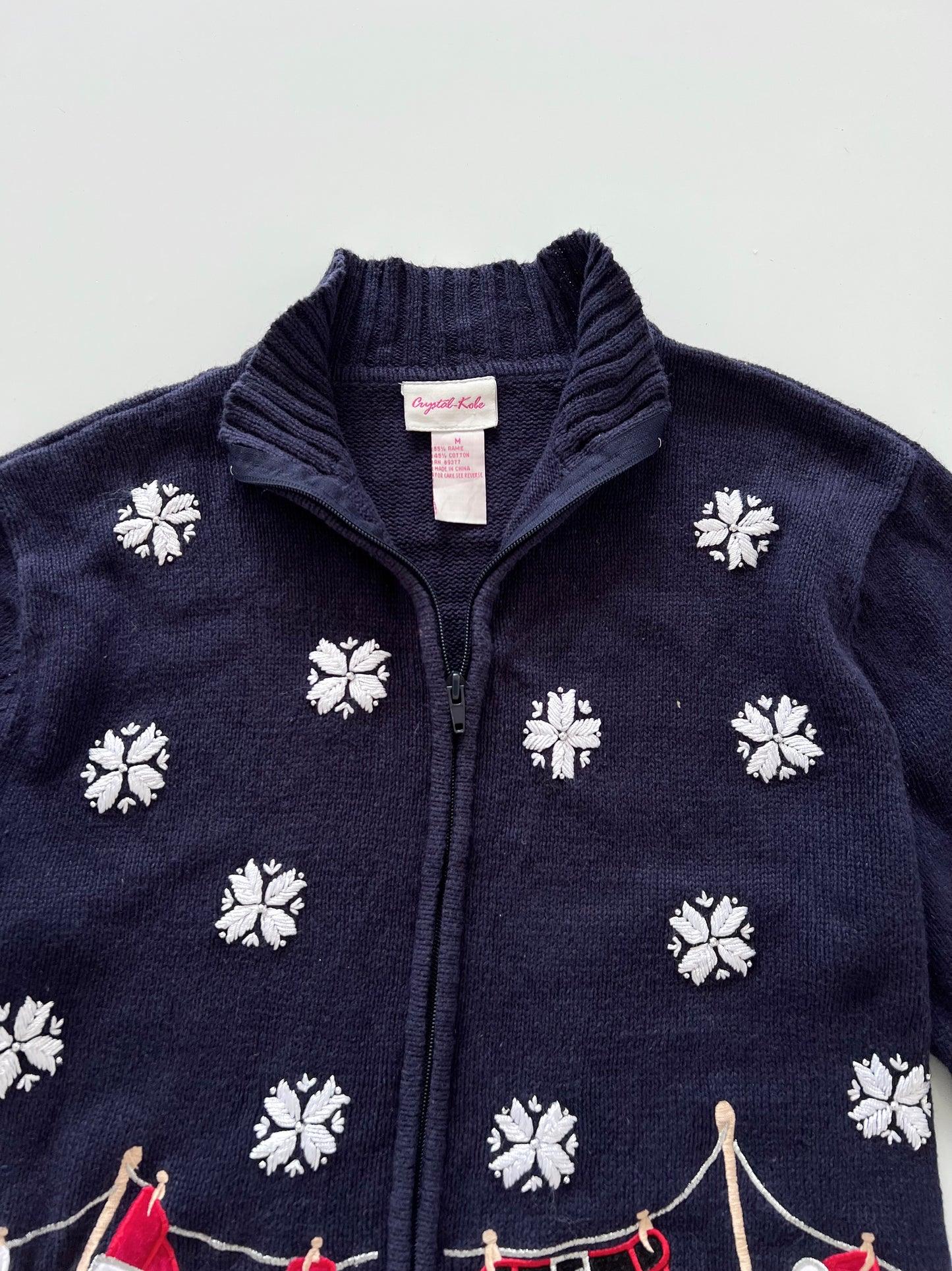 Crystal Kobe Christmas Zipper -Bust 44