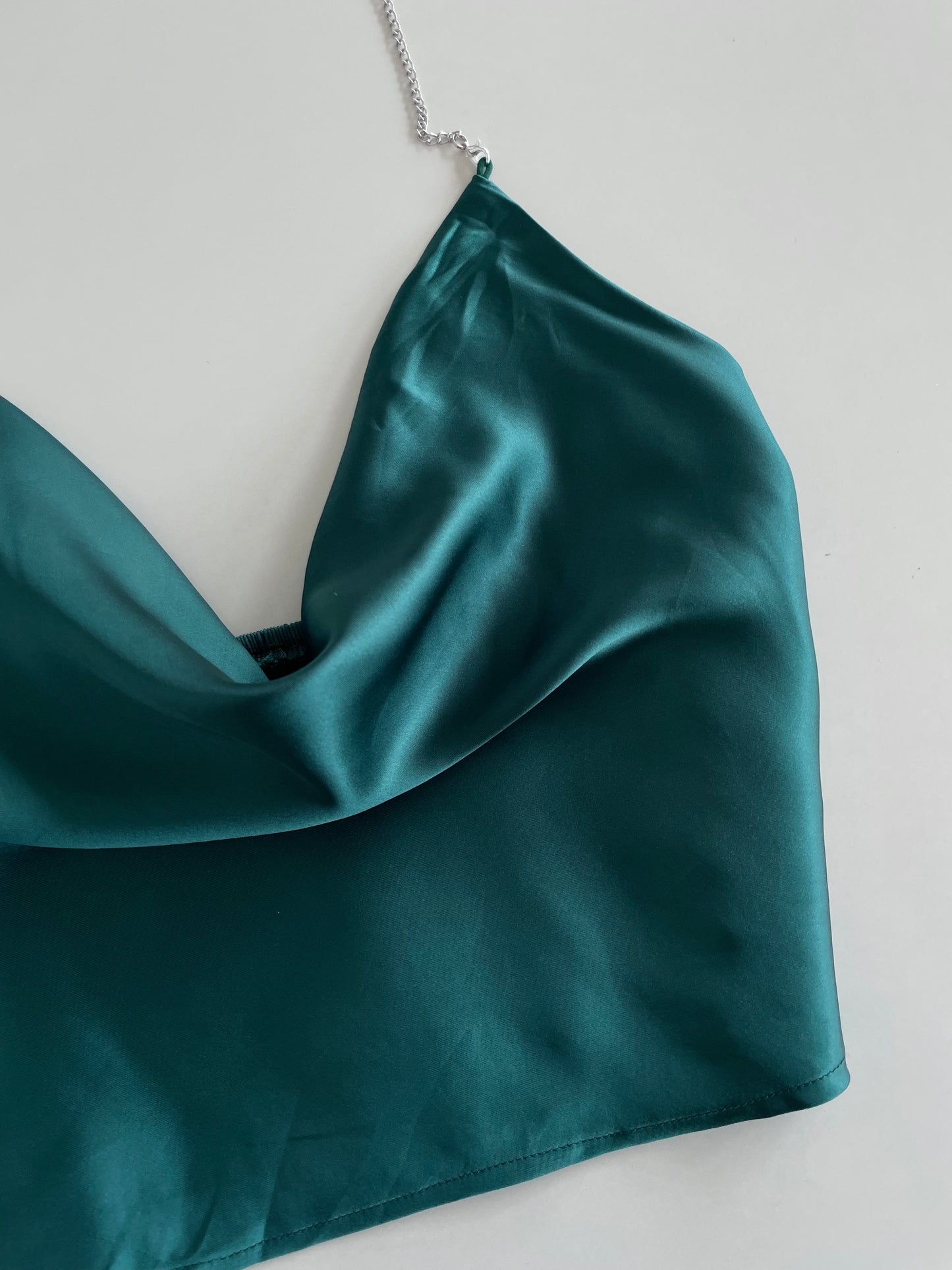 Satin Halter Neck Top-Bust 36 to 38