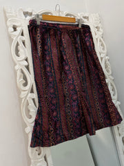 Vintage Chenille Skirt-Waist 28