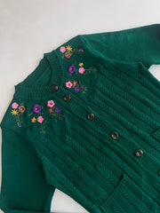 Embroidered Sweater-Bust 36