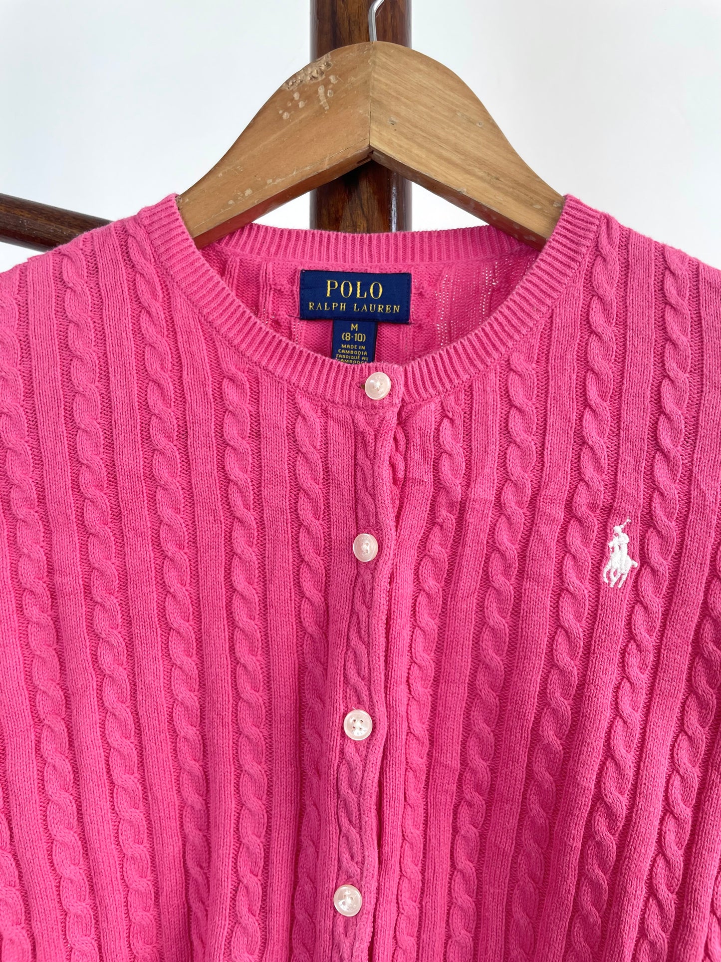 Ralph Lauren 100% Cotton Vintage Cardigan-Chest 34