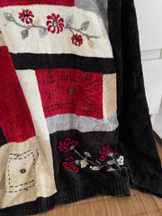 Alfred Dunner Embroidered Vintage Sweater-Bust 52