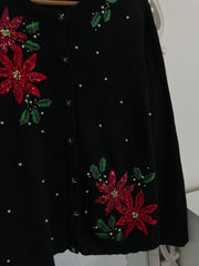 B.P. Design Embroidered Vintage Sweater-Bust 44