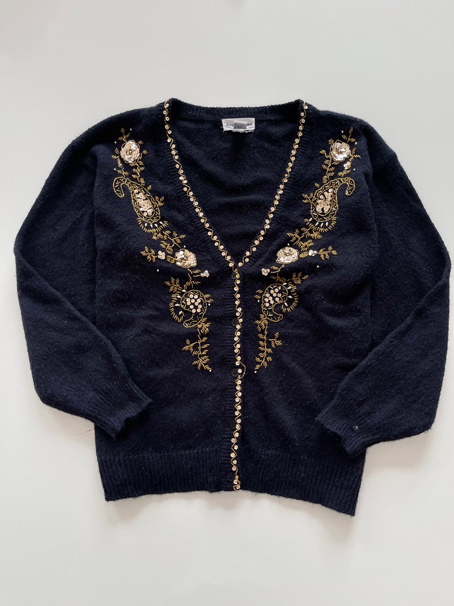Alfred Dunner Embroidered Sweater-Bust 56