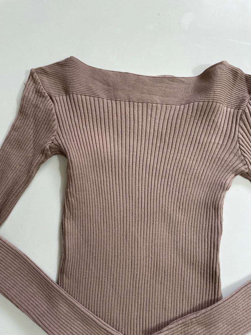 Boat Neck Cozy Pre Winter Top-Bust 30 to 34