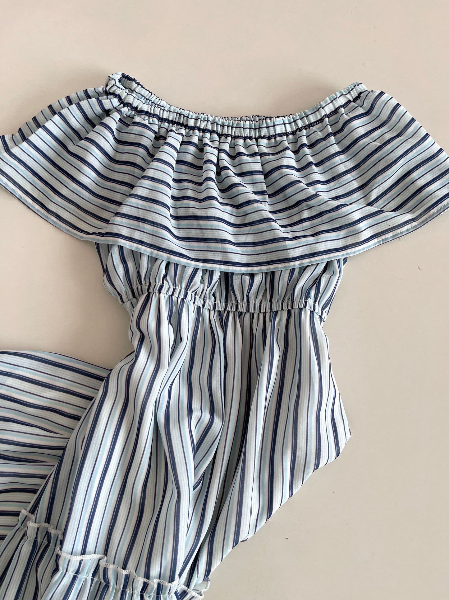 Striped Dress-Bust 32 to 34