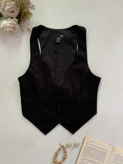 H&M Black Waistcoat-Bust 32