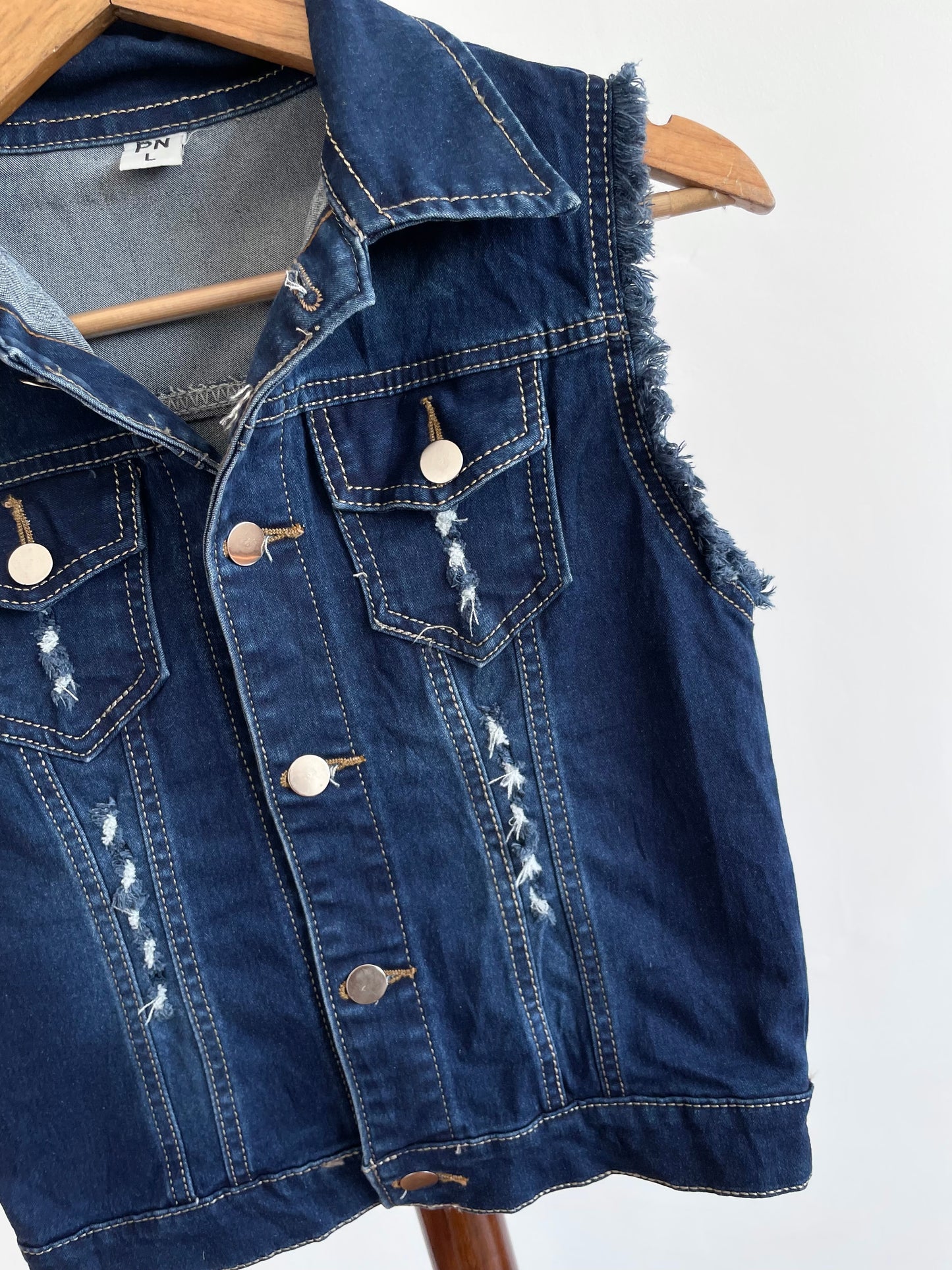 Denim Vest-Chest 32