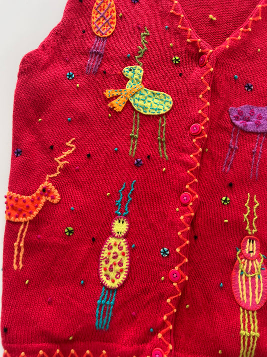Susan Bristol Embroidered sweater-Bust 50