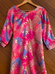 Foilwork Vintage Kurta-Bust 34