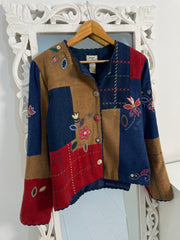 Koret City Blues Embroidered Sweater-Bust 42