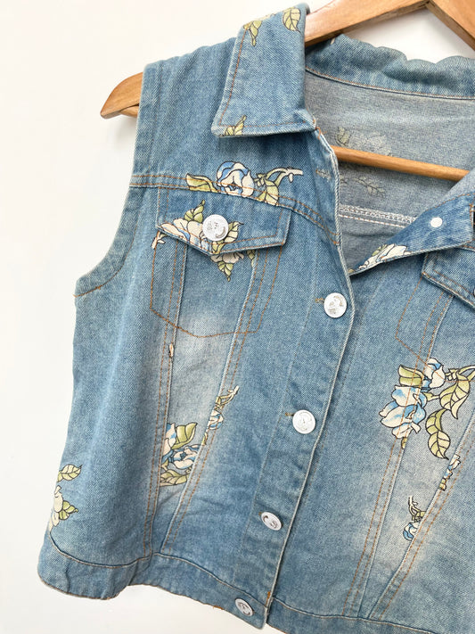 Denim Vest-Bust 36