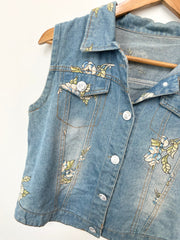 Denim Vest-Bust 36